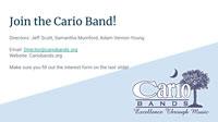 Join the Cario Band Presentation